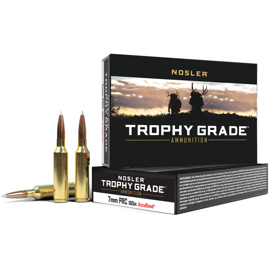 Nosler  7mm PRC 160 gr PolyTip ammo