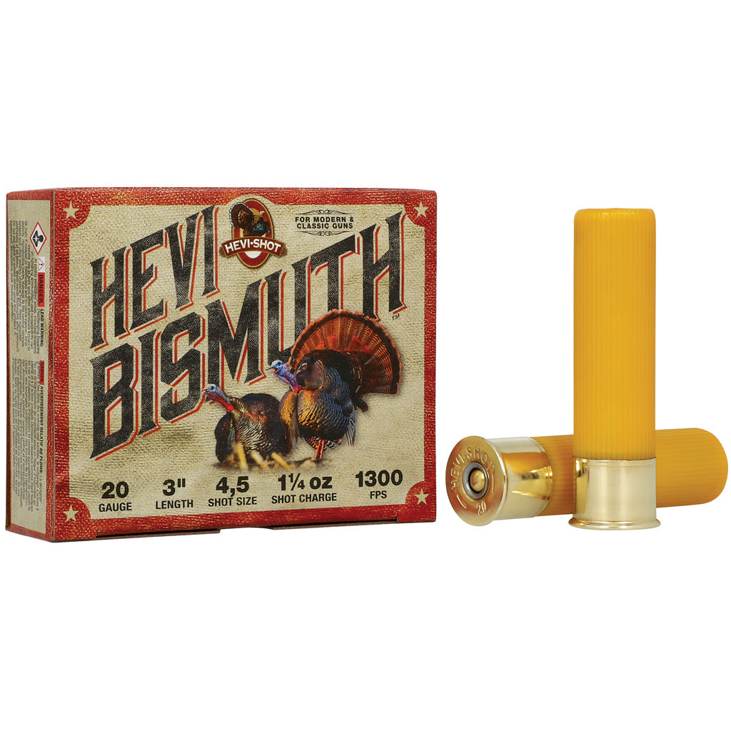HEVI-Shot HEVI-Bismuth Turkey 20 Gauge 3 in / 3 in #4 / 5 1-1/4 oz