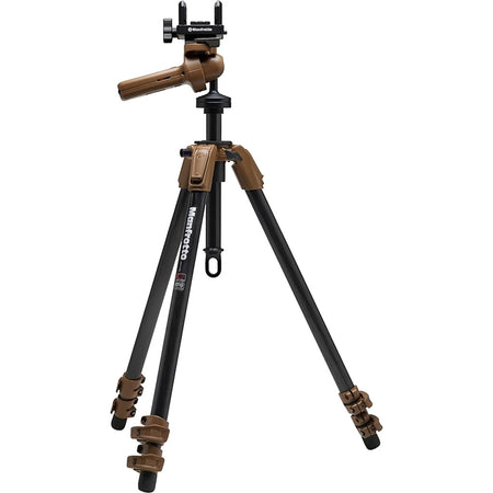 Manfrotto Alpha S.H.O.T. Grip PRO Carbon Tripod Kit Brown
