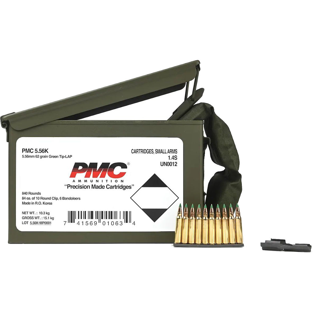 PMC  5.56x45mm NATO 62 gr FMJ ammo