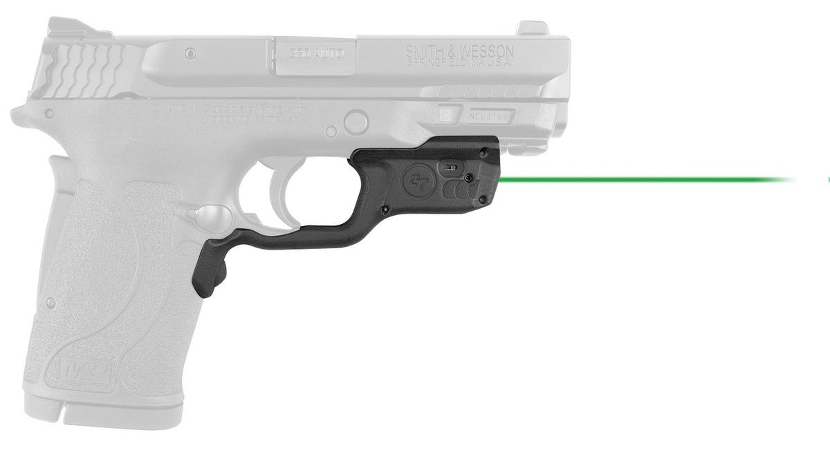 Crimson Trace 0198801 LG-459 Laserguard Green Laser for S&W M&P 22, 380EZ & 9EZ Shield