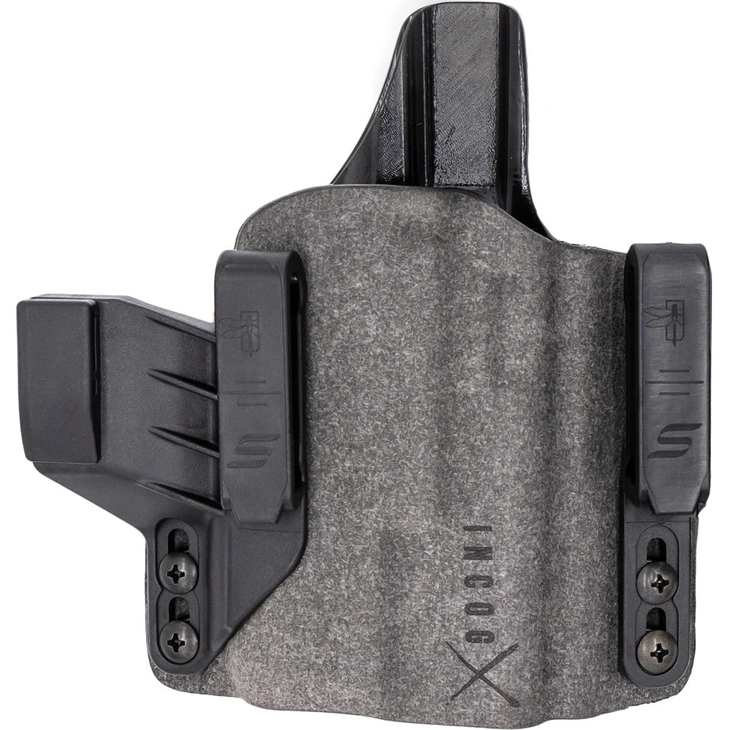 Safariland INCOG-X IWB Holster for Glock 43X/48 with Light, Microfiber Suede Boltaron, Black, Right Hand