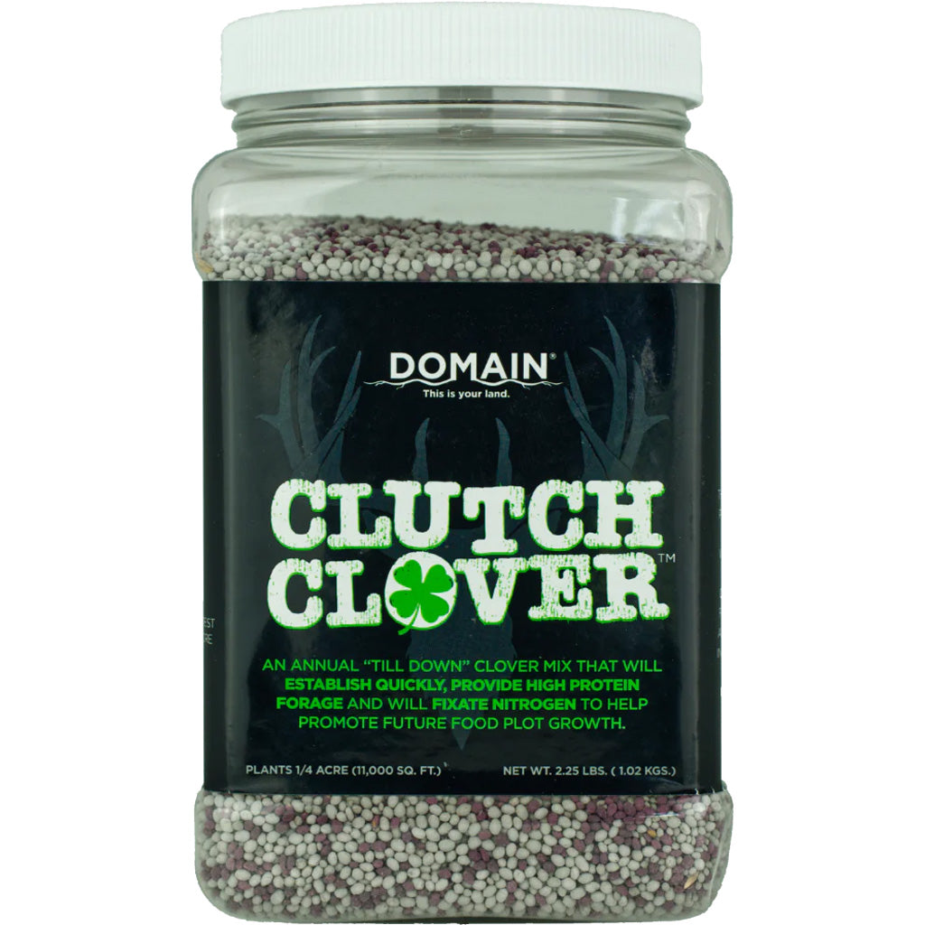 Domain Clutch Annual Clover Food Plot Seed 1/4 Acre