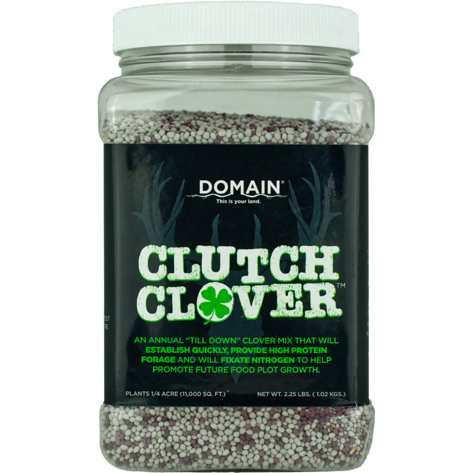 Domain Clutch Annual Clover Food Plot Seed 1/4 Acre