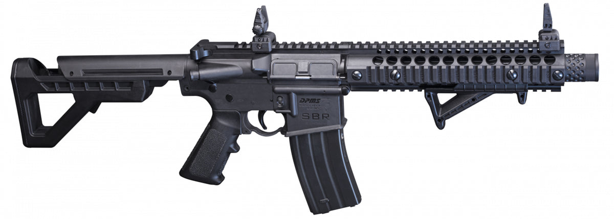 Crosman DPMS SBR Full Auto CO2 BB Air Rifle 177 Cal 25rd Black 6-Position Adjustable Stock