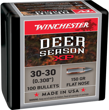 Winchester Deer Season XP Bullets 30-30 Winchester 150 gr Poly Tip 100/ct
