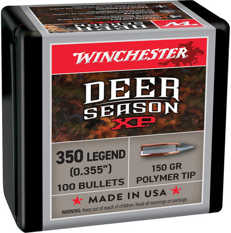 Winchester Deer Season XP Bullets .350 Legend 150 gr Poly Tip 100/ct