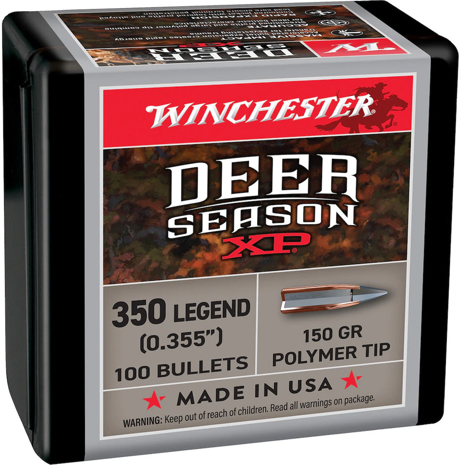 Winchester Deer Season XP Bullets .350 Legend 150 gr Poly Tip 100/ct