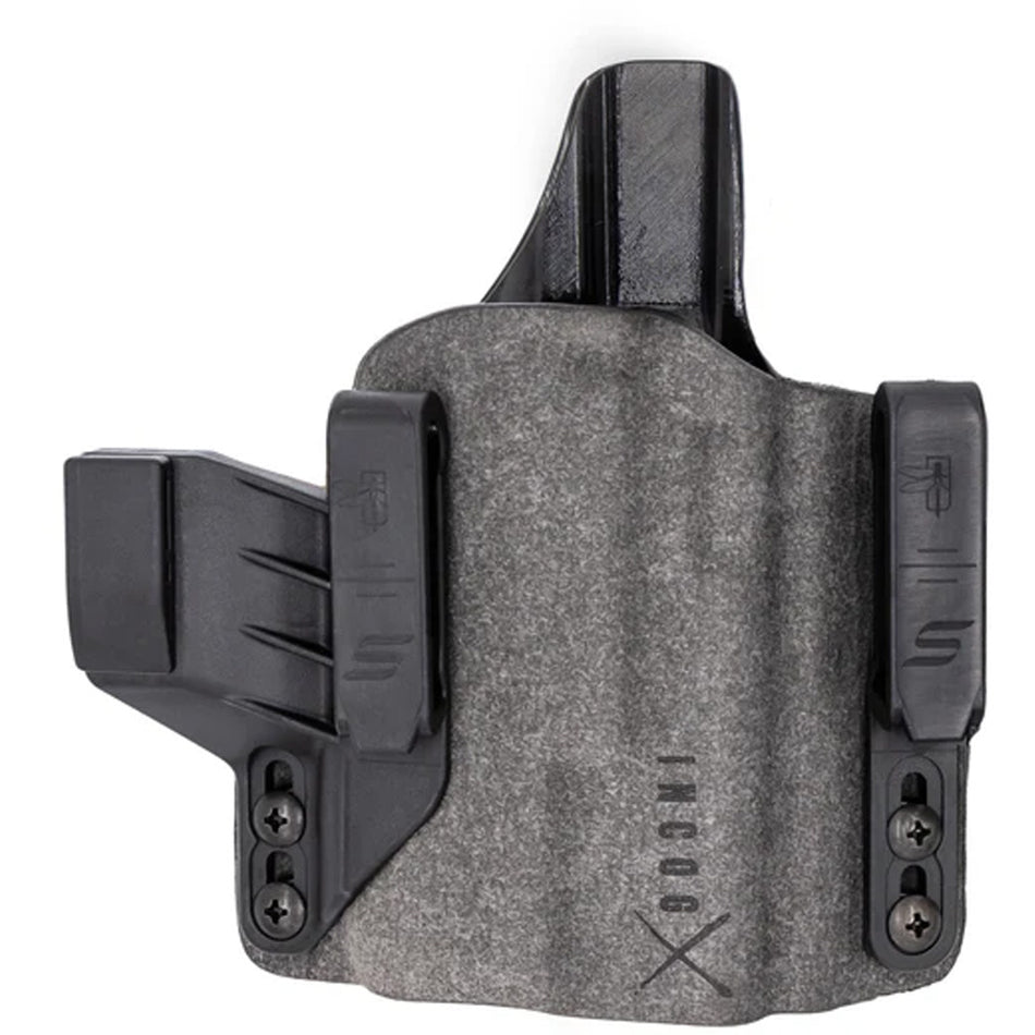 Safariland INCOG-X IWB Holster for Sig Sauer P365X-Macro, Microfiber Suede Boltaron, Gray, Right Hand