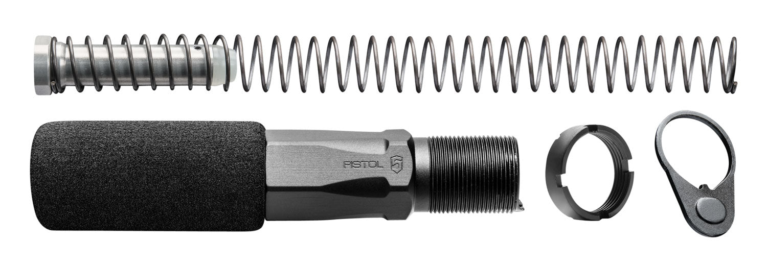 Phase 5 Weapon Systems HEX2C Hex-2 Buffer Tube Assembly Black Aluminum AR Pistol
