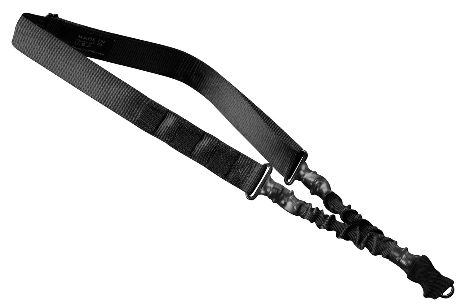 Phase 5 Weapon Systems Single Point Bungee Sling Black Nylon with Elastic Shock-Cord 24.5"-33.5" OAL