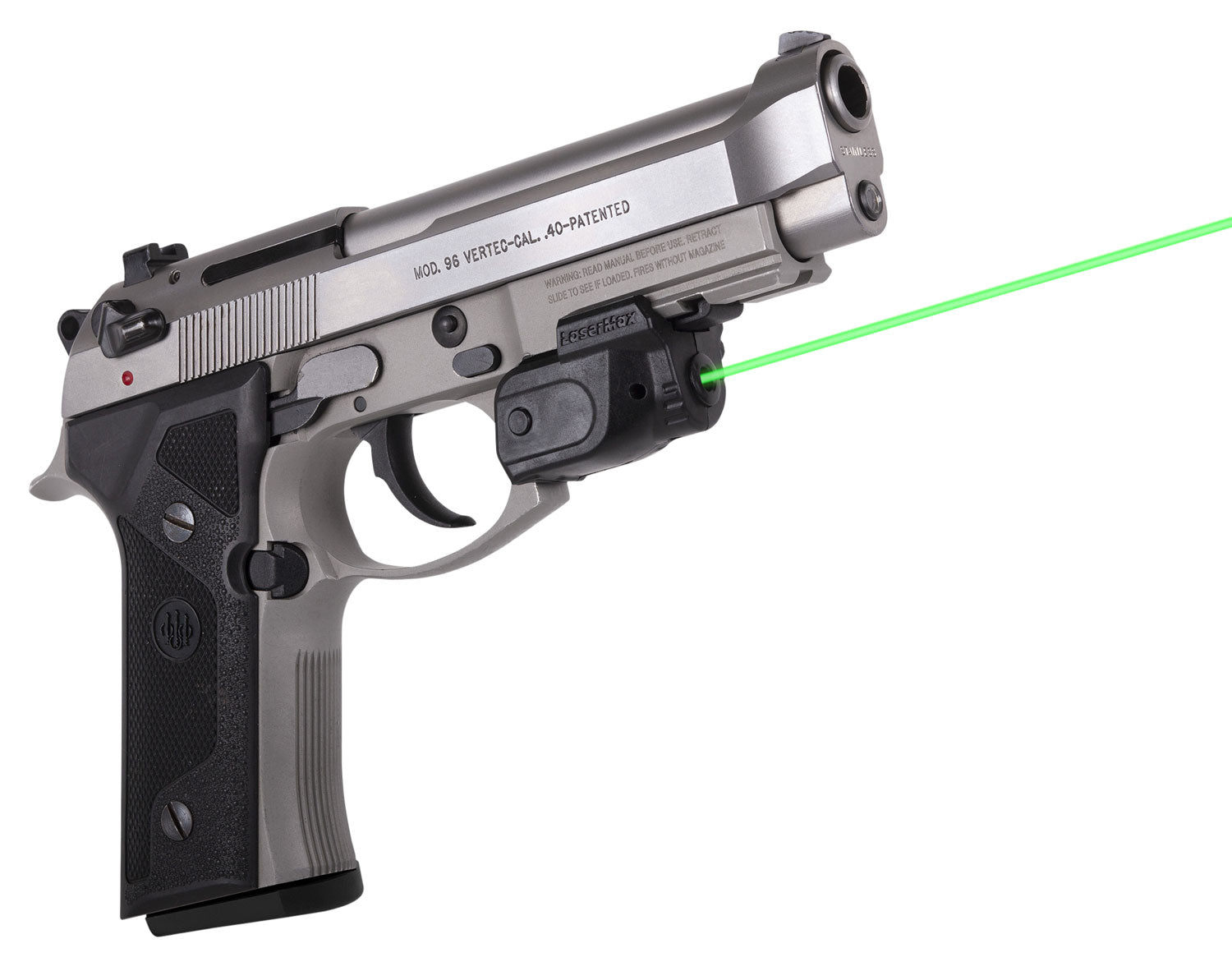 LaserMax GSLTNG Green Lightning Rail-Mount Laser with GripSense Black