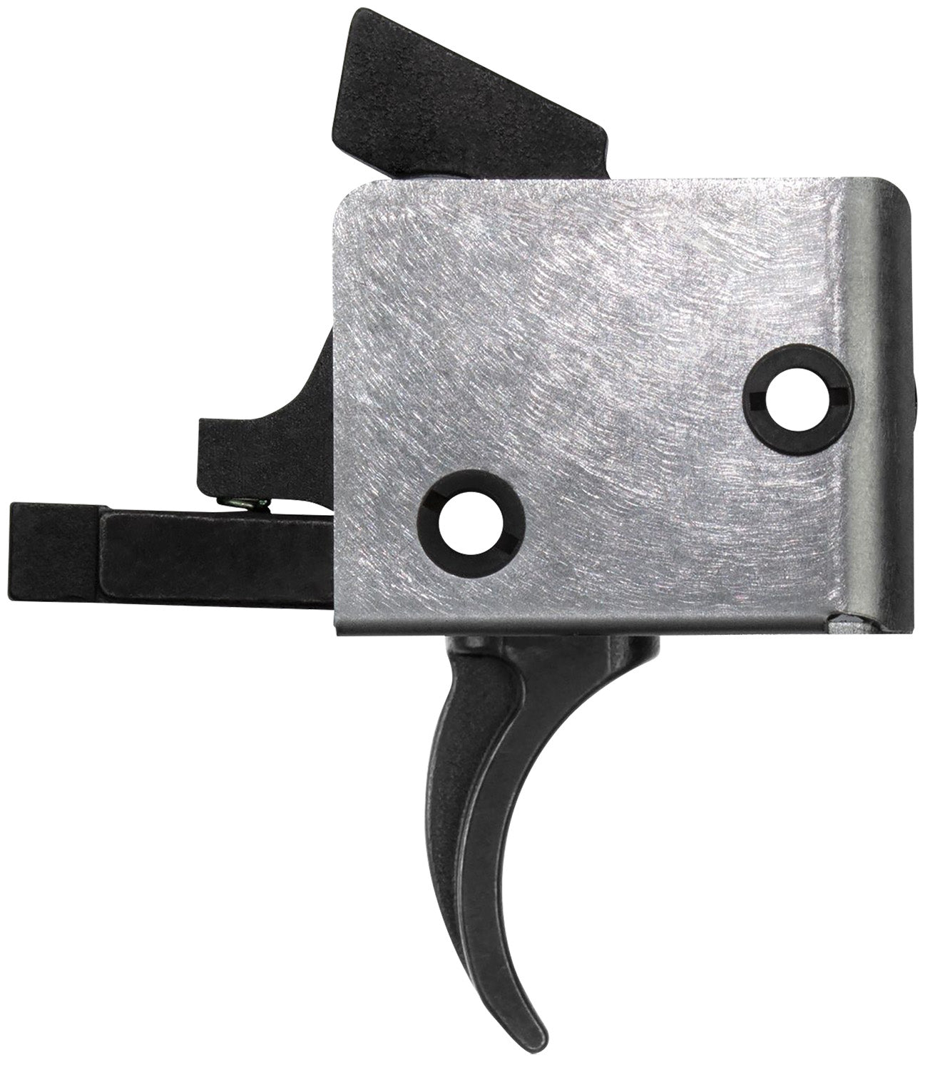 CMC Triggers 95503 Drop-In PCC Single-Stage Flat Trigger 3-3.5 lb Draw Weight Black/Silver for AR-15/AR-10 9mm