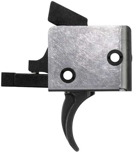 CMC Triggers 95503 Drop-In PCC Single-Stage Flat Trigger 3-3.5 lb Draw Weight Black/Silver for AR-15/AR-10 9mm