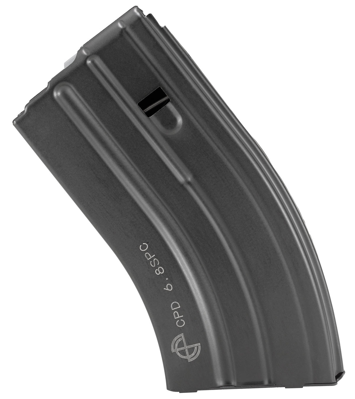 DuraMag SS 20-Round 22 Nosler/6.8 SPC AR-15 Magazine Black with Gray Follower Detachable