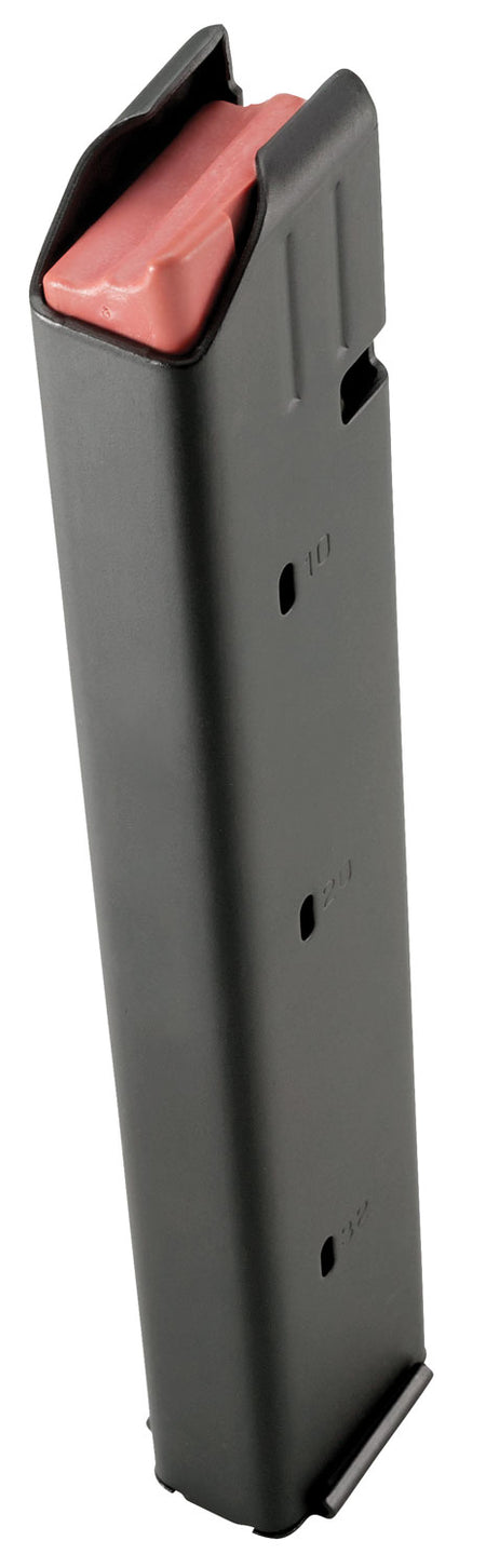 DuraMag SS Colt Pattern 32-Round 9mm Luger AR-15 Magazine Black with Orange Follower