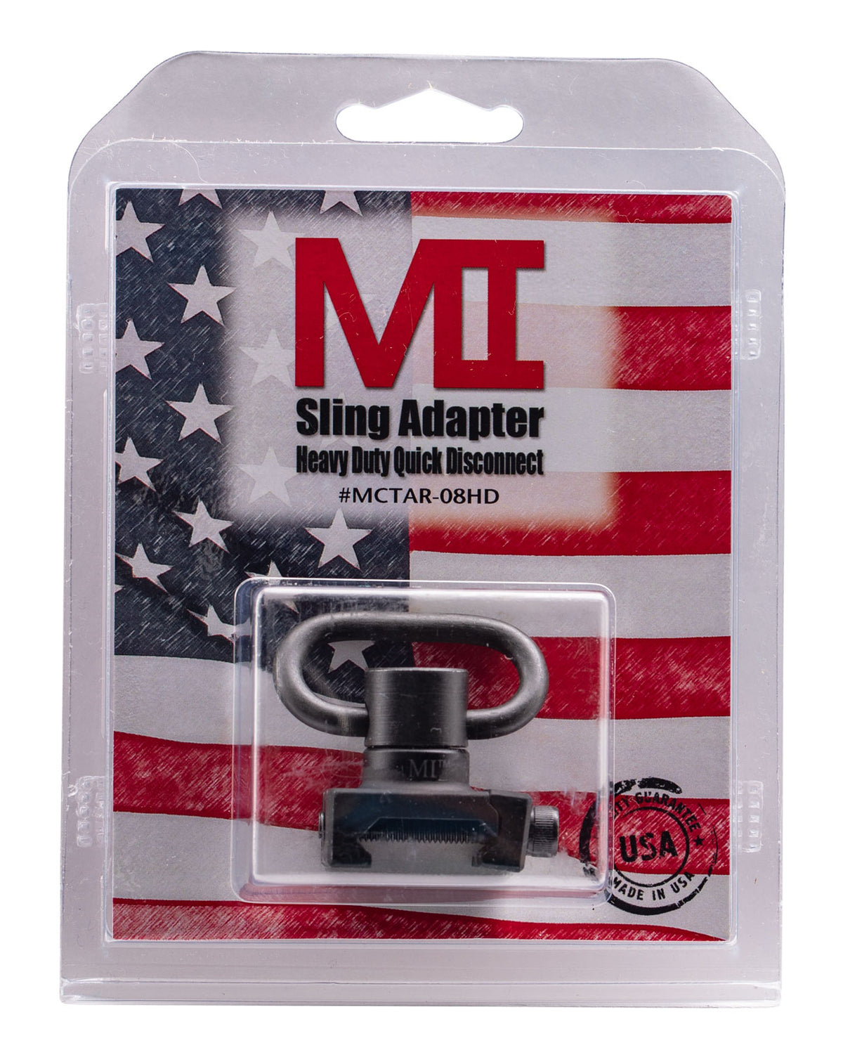 Midwest Industries MCTAR08HD Heavy Duty Quick Detach Front Sling Adapter Black Aluminum