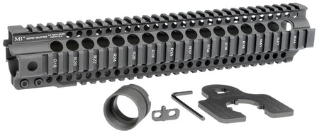 Midwest Industries T-Series AR-15 Free Float Handguard Black Hard Coat Anodized 12.625"
