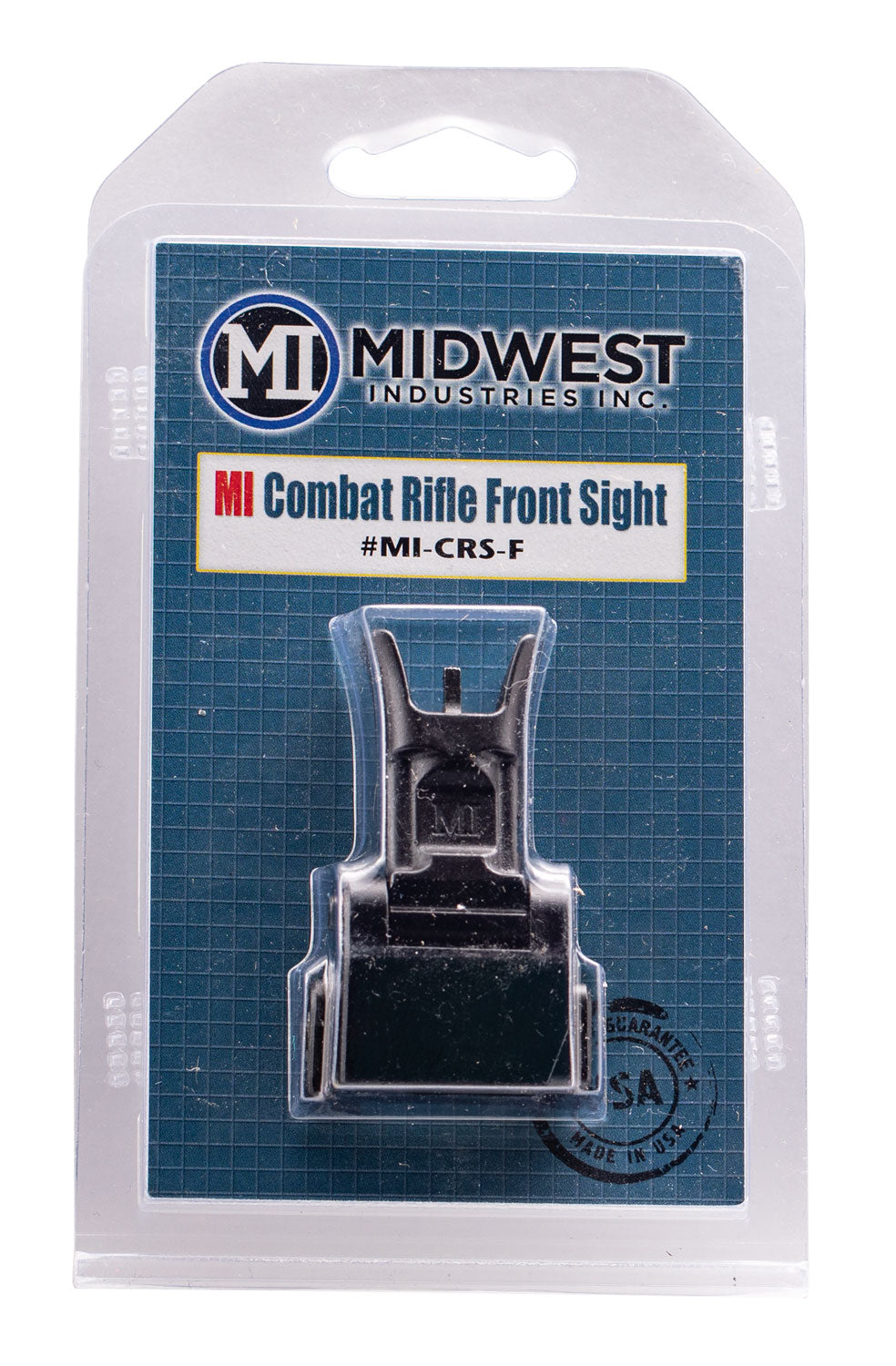 Midwest Industries MICRSF Combat Rifle Flip Front Sight Black for AR-15/M16/M4