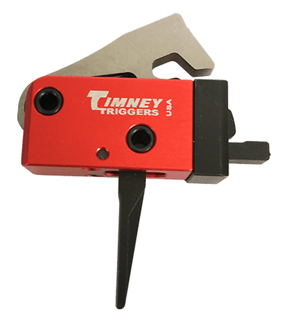 Timney Triggers 682ST PCC Two-Stage Straight Trigger 2 lb Pull Black/Red for AR-Platform