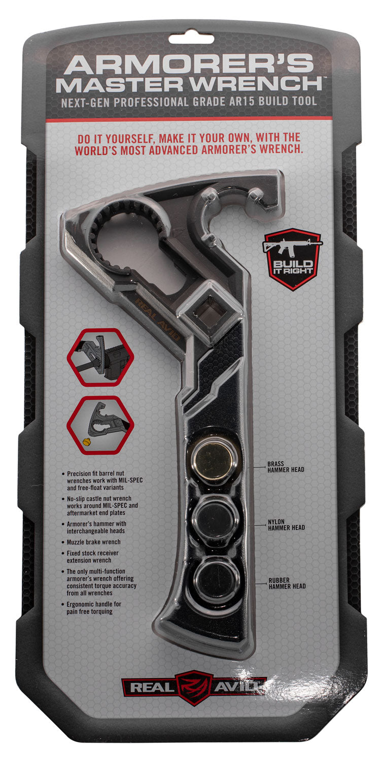 Real Avid AVAR15AMW Armorer's Master Wrench Stainless Steel for AR Platforms