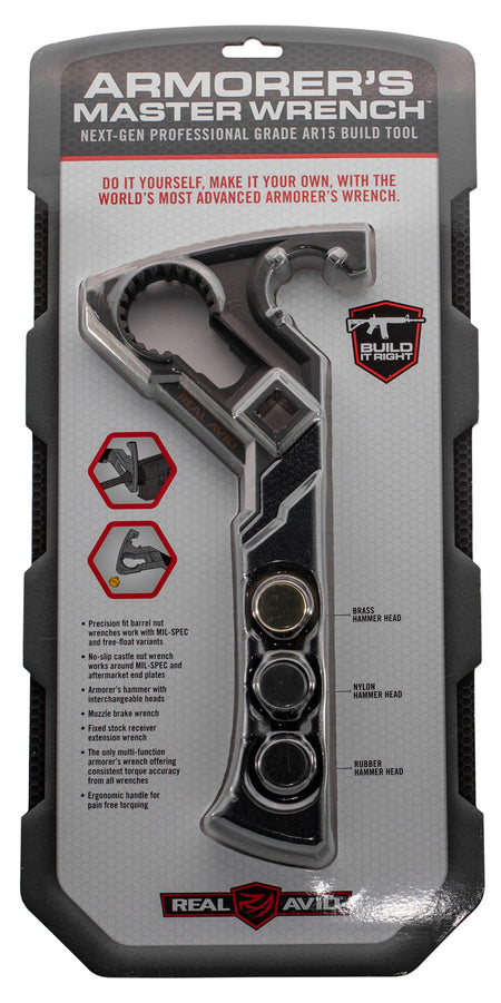 Real Avid AVAR15AMW Armorer's Master Wrench Stainless Steel for AR Platforms