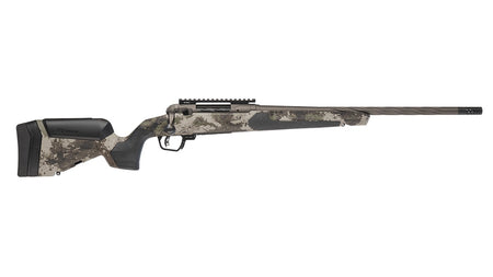 Savage Arms 32571 110 Core Hunter Pro 6.5 Creedmoor 3+1 20" Spiral Fluted Barrel, Savage Woodland Camo AccuStock w/AccuFit V2 Synthetic Stock, Right Hand