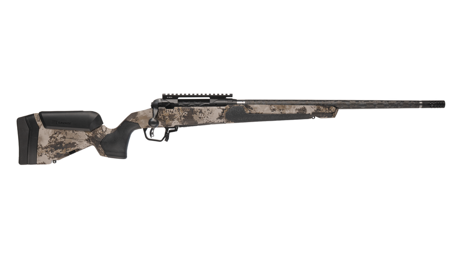 Savage Arms 32742 110 UltraLite Pro Full Size 300 PRC 5+1 24" Carbon Fiber Barrel, Savage Western Camo Accufit V2 Synthetic Stock, Right Hand