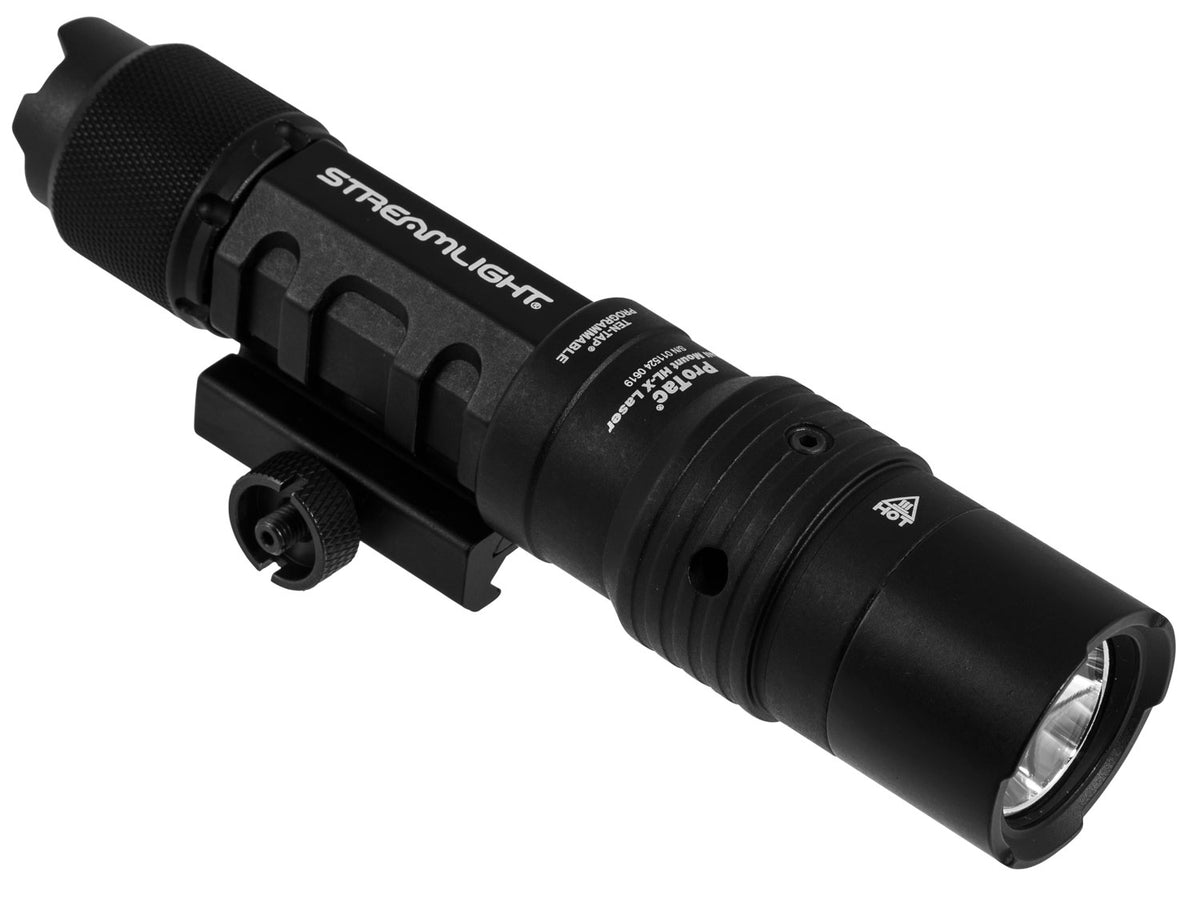 Streamlight ProTac HL-X Rail Mount Black Anodized 1000 Lumens White LED with Red Laser Picatinny Mount