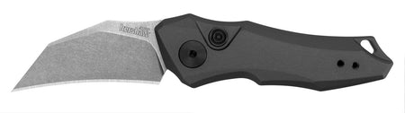 Kershaw 7350 Launch 10 Folding Auto Knife 1.90" Hawkbill Stonewashed CPM 154 Blade Gray Anodized Aluminum Handle