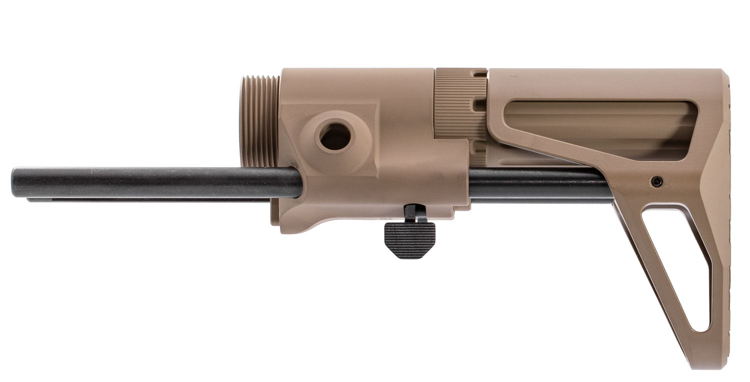 Maxim Defense MXM47503 CQB Gen 7 AR-15 Stock, 4-Position Collapsible, 7075 Aluminum, Flat Dark Earth