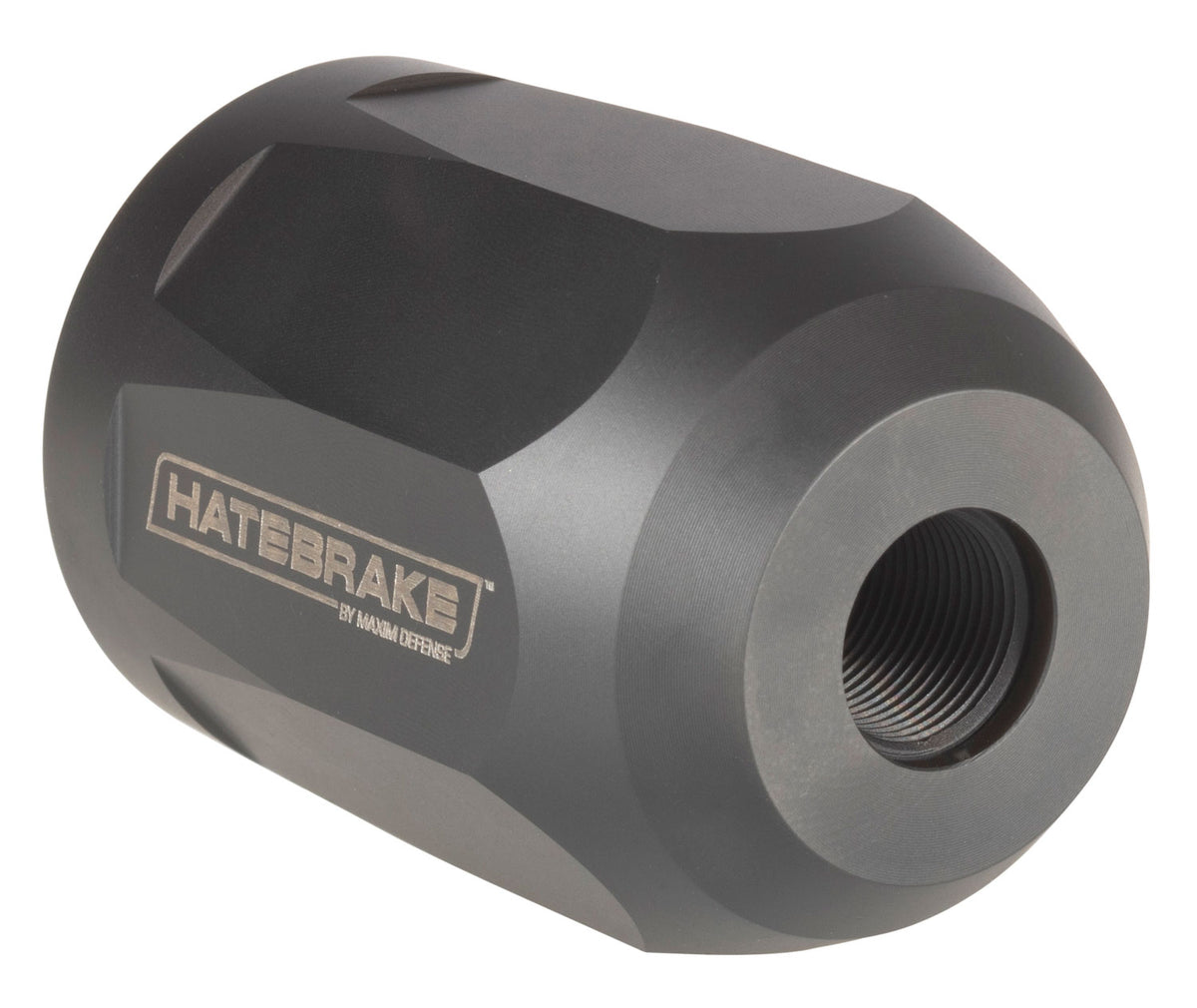 Maxim Defense MXM47707 Hate Brake Muzzle Booster Black DLC 17-4 Stainless Steel 1/2"-28 tpi for 5.56x45mm NATO