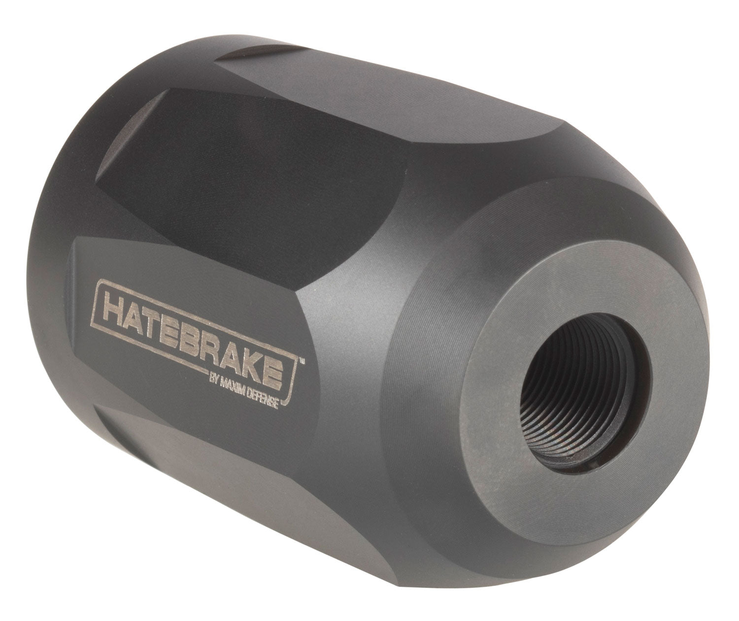 Maxim Defense MXM47707 Hate Brake Muzzle Booster Black DLC 17-4 Stainless Steel 1/2"-28 tpi for 5.56x45mm NATO