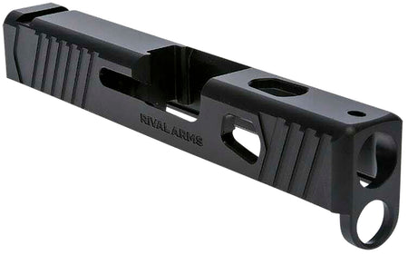 Rival Arms RA10G305A Precision Slide A1 QPQ Black Stainless Steel for Glock 43 Gen3 9mm Luger