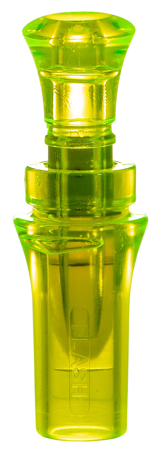 Duck Commander DCFLASH Flash Open Double Reed Mallard Hen Duck Call, Yellow Acrylic