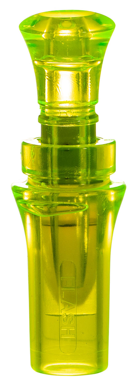 Duck Commander DCFLASH Flash Open Double Reed Mallard Hen Duck Call, Yellow Acrylic