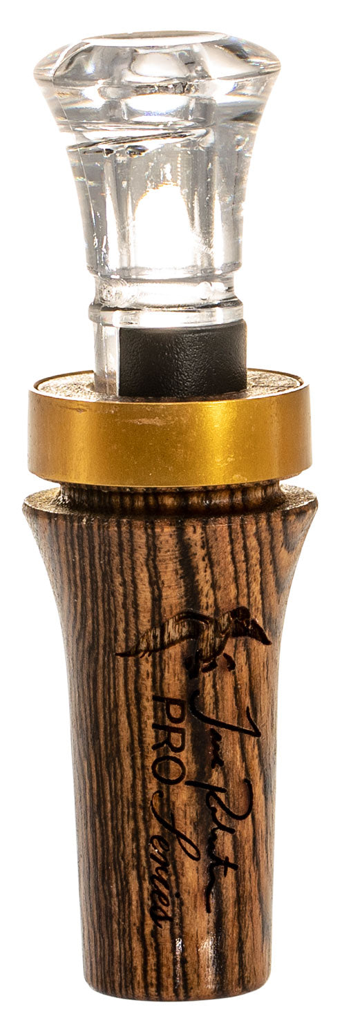 Duck Commander DCPROB Pro Series Bocote Open Call Double Reed Mallard Hen Duck Call, Brown Wood