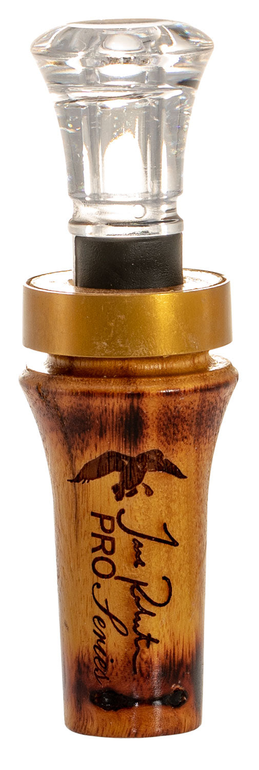 Duck Commander DCPROBH Pro Series Burnt Hedge Open Call Double Reed Mallard Hen Duck Call, Brown Wood