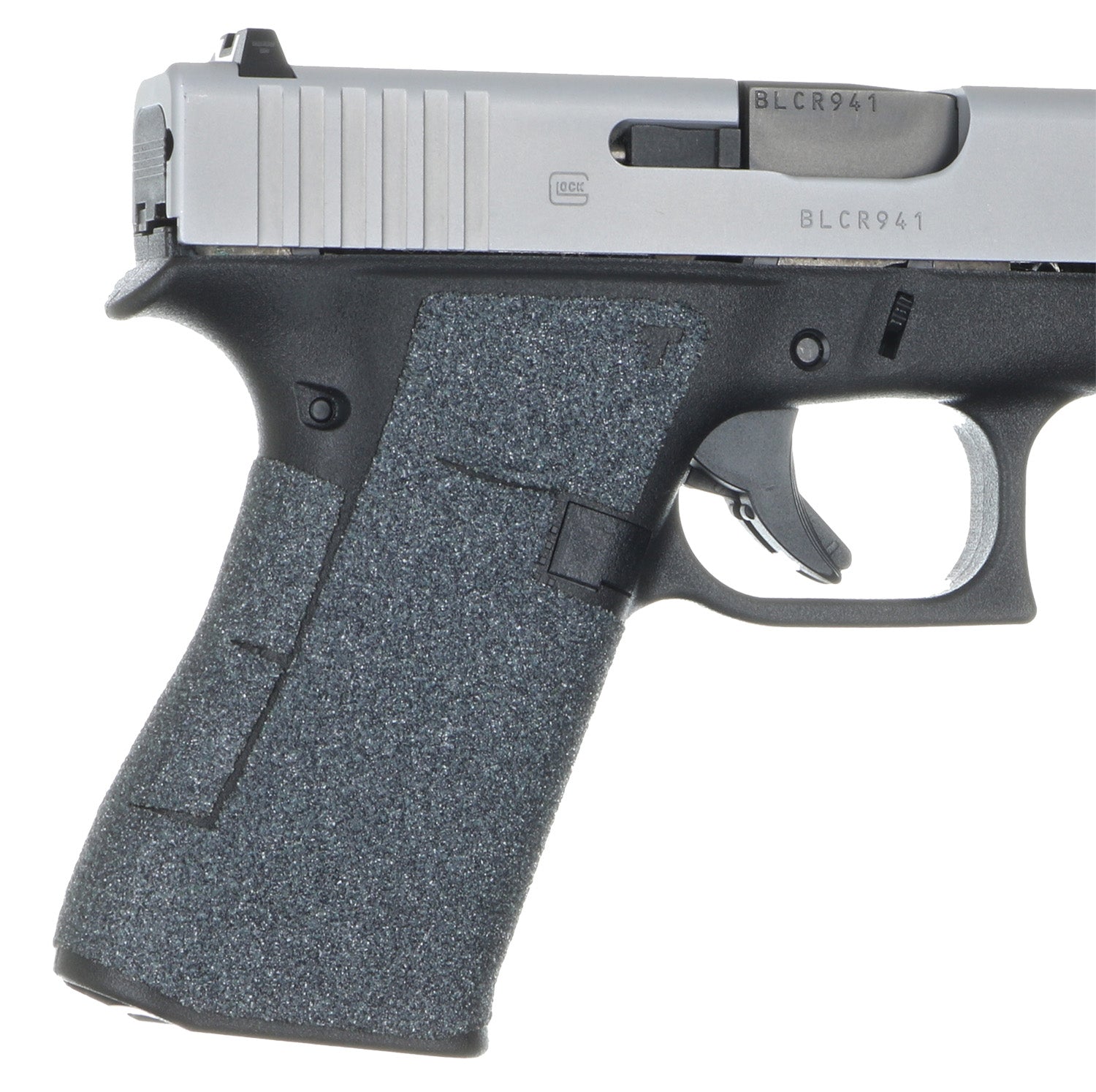 Talon Grips 385G Adhesive Granulate Grip for Glock 43X and 48, Black Textured