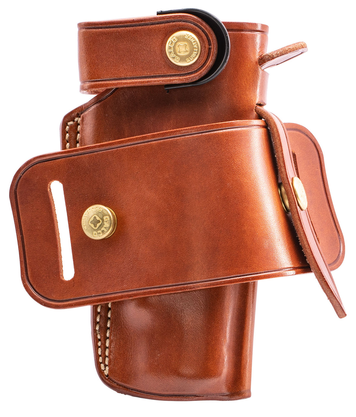 Galco IRO212 Ironhide OWB Tan Leather Belt Slide Ambidextrous Holster for 1911 Pistols