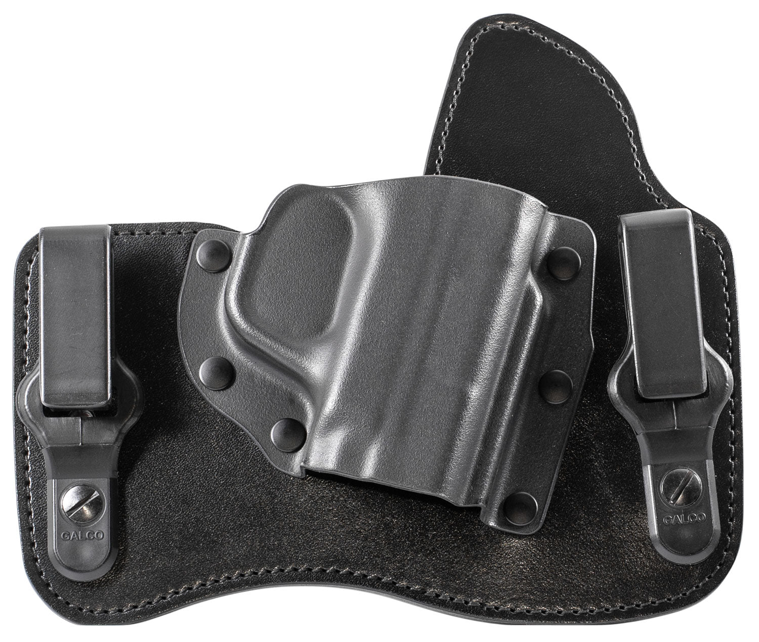 Galco KT826B KingTuk Deluxe IWB Black Kydex/Leather UniClip Holster for S&W M&P Shield Right Hand