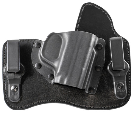 Galco KT826B KingTuk Deluxe IWB Black Kydex/Leather UniClip Holster for S&W M&P Shield Right Hand