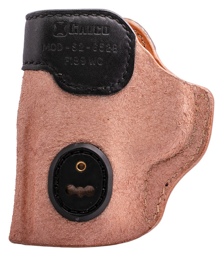 Galco S2652B Scout 3.0 IWB Natural/Black Leather UniClip Holster for S&W M&P Shield/Ruger Max-9 Ambi