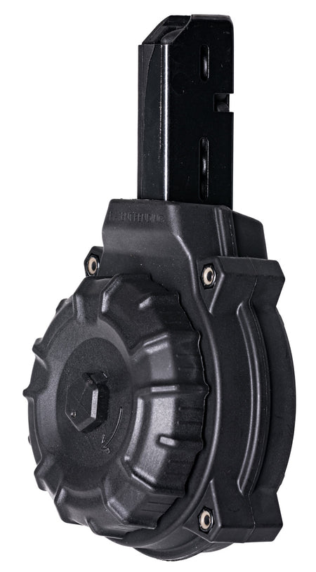 ProMag DRMA10 50-Round Drum 9mm Luger Magazine for Colt Carbine/SMG Black Zytel Polymer