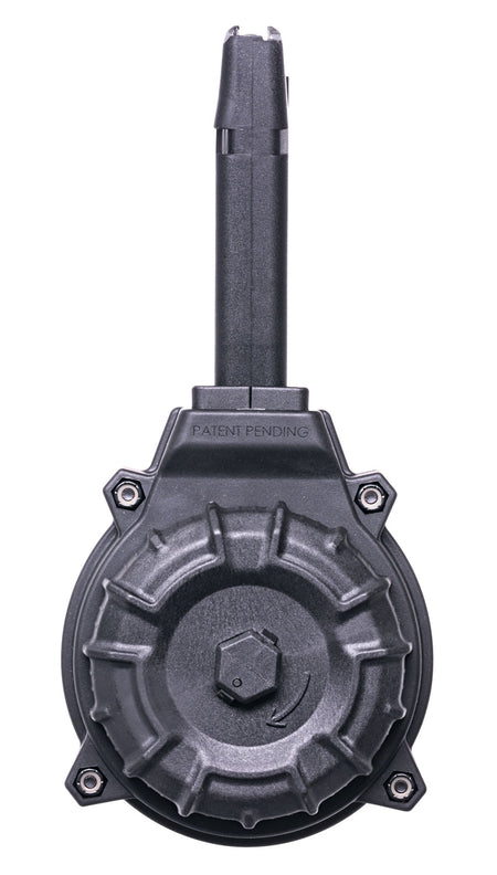 ProMag DRMA11 50-Round Drum 9mm Luger Magazine Compatible with Glock 17/19 Black Zytel Polymer