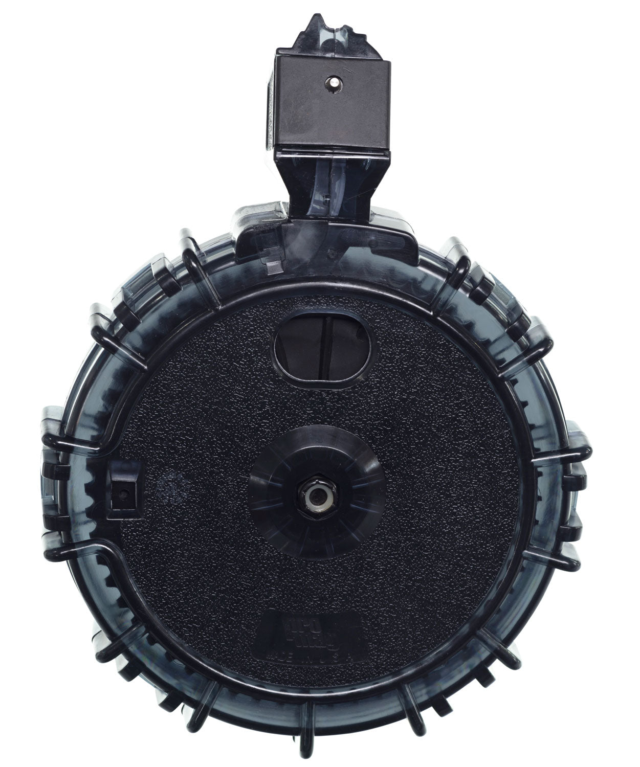 ProMag RUGA28 55-Round Drum .22 LR Magazine for Ruger 10/22/Charger Smoke Polycarbonate