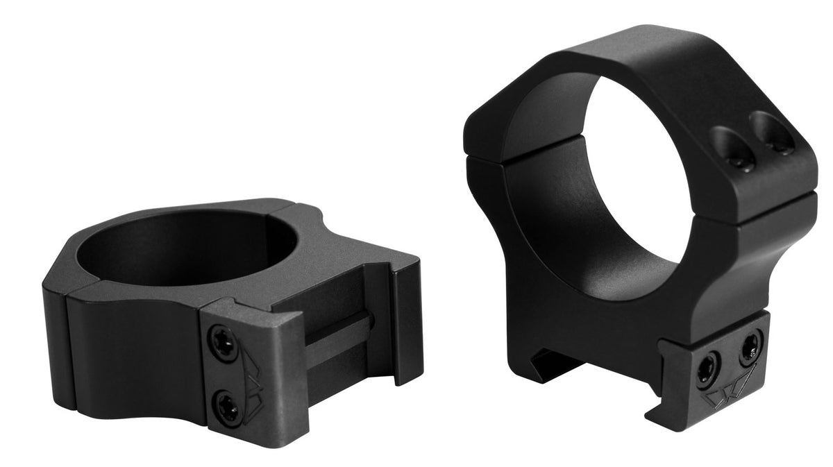 Warne 514M Maxima Horizontal 30mm Medium Scope Rings Matte Black 0 MOA