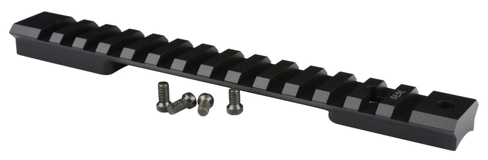 Warne 7671M Mountain Tech Tactical Rail Black Anodized Aluminum Remington 700/Bergara Premier Short Action 0 MOA