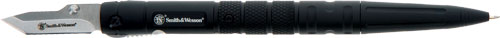 S&W Folding Pen Knife 1.6" Blade 7.6" Overall Length Aluminum Black