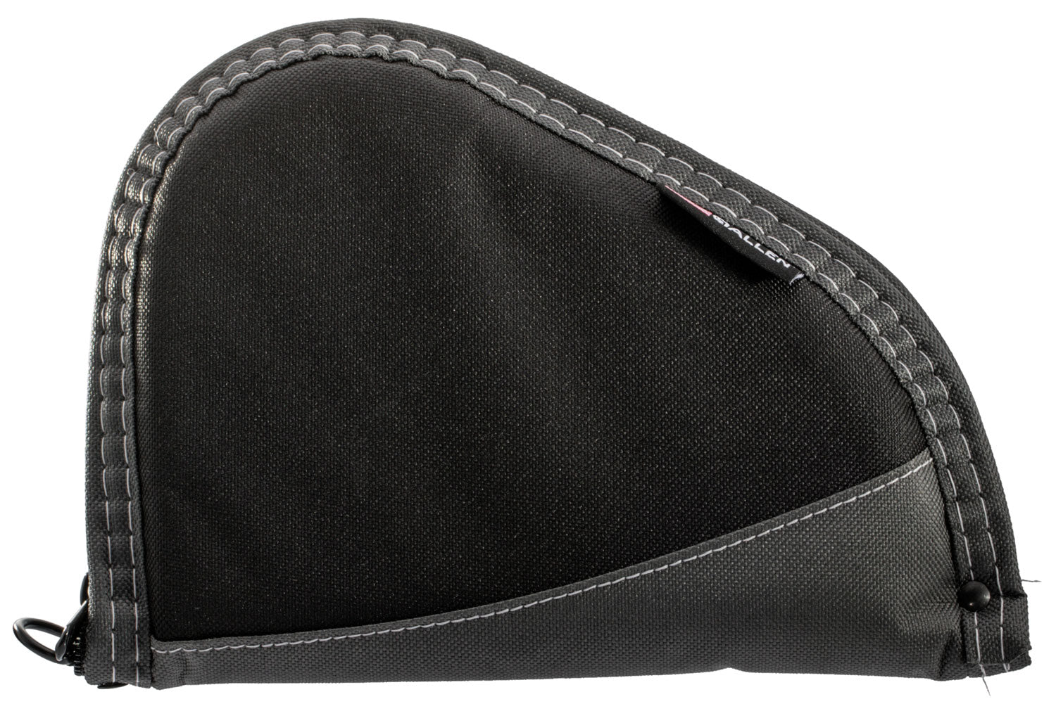 Allen 4448 Deluxe Handgun Case 8" Black/Gray with Foam Padding, Non-Absorbent Lining and Lockable Zipper